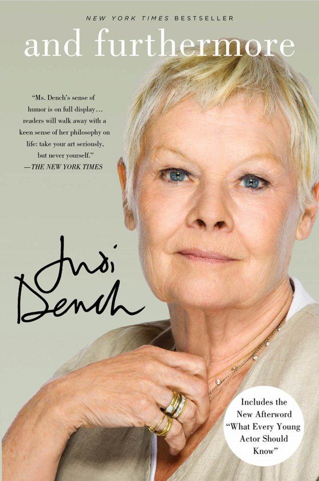 And Furthermore book cover by Judi Dench