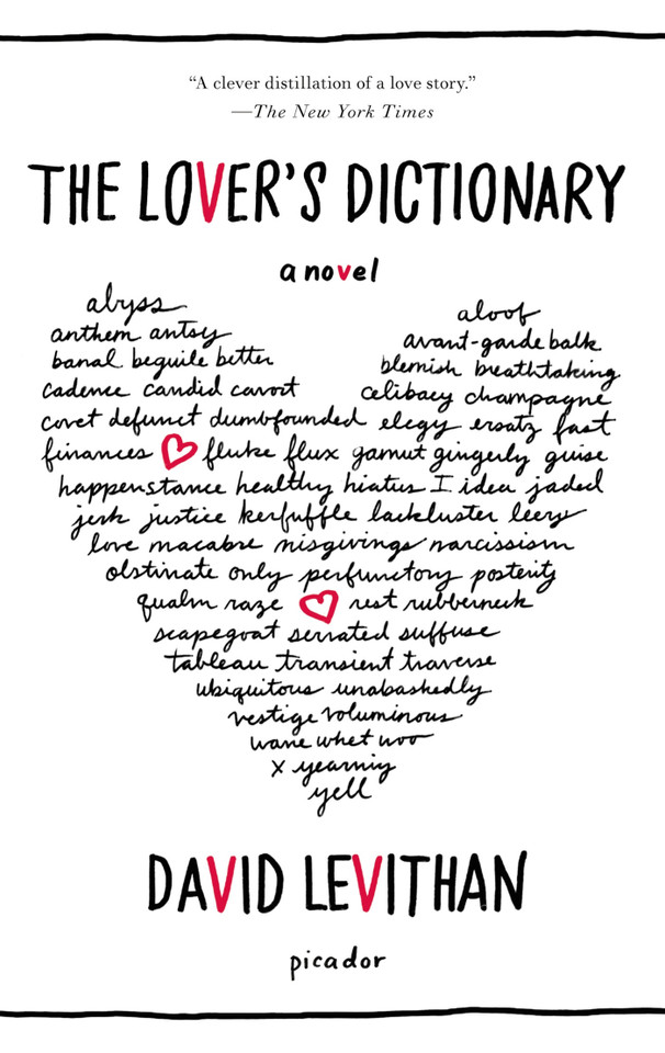 The Lover's Dictionary: A Novel book cover by David Levithan