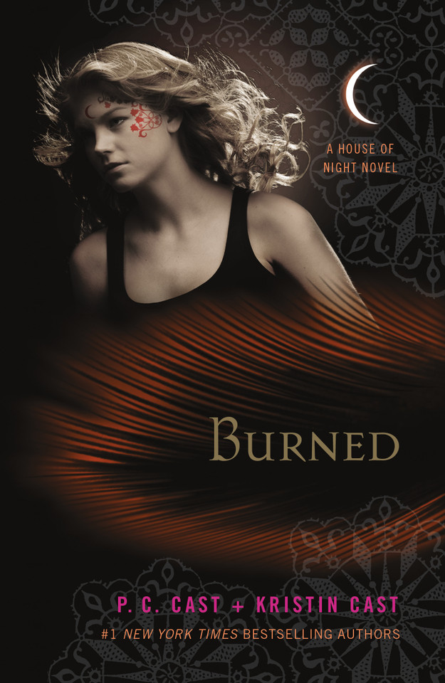 Burned: A House of Night Novel (House of Night Novels #7) book cover by P. C. Cast, Kristin Cast