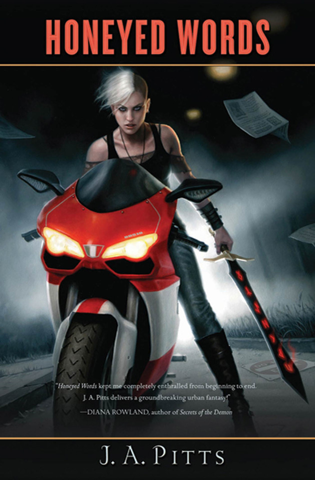 Honeyed Words (Sarah Jane Beauhall #2) book cover by J. A. Pitts