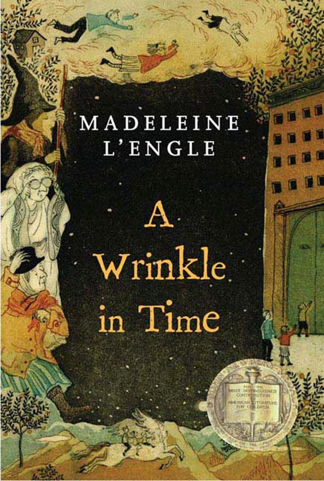 A Wrinkle in Time: (Newbery Medal Winner) book cover by Madeleine L'Engle