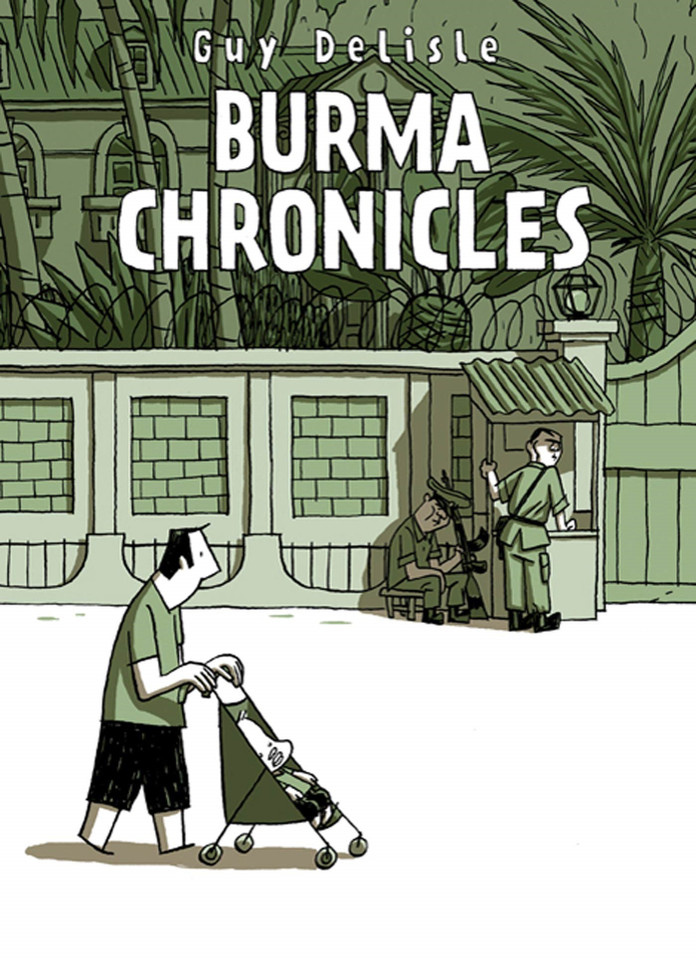 Burma Chronicles book cover by Guy Delisle