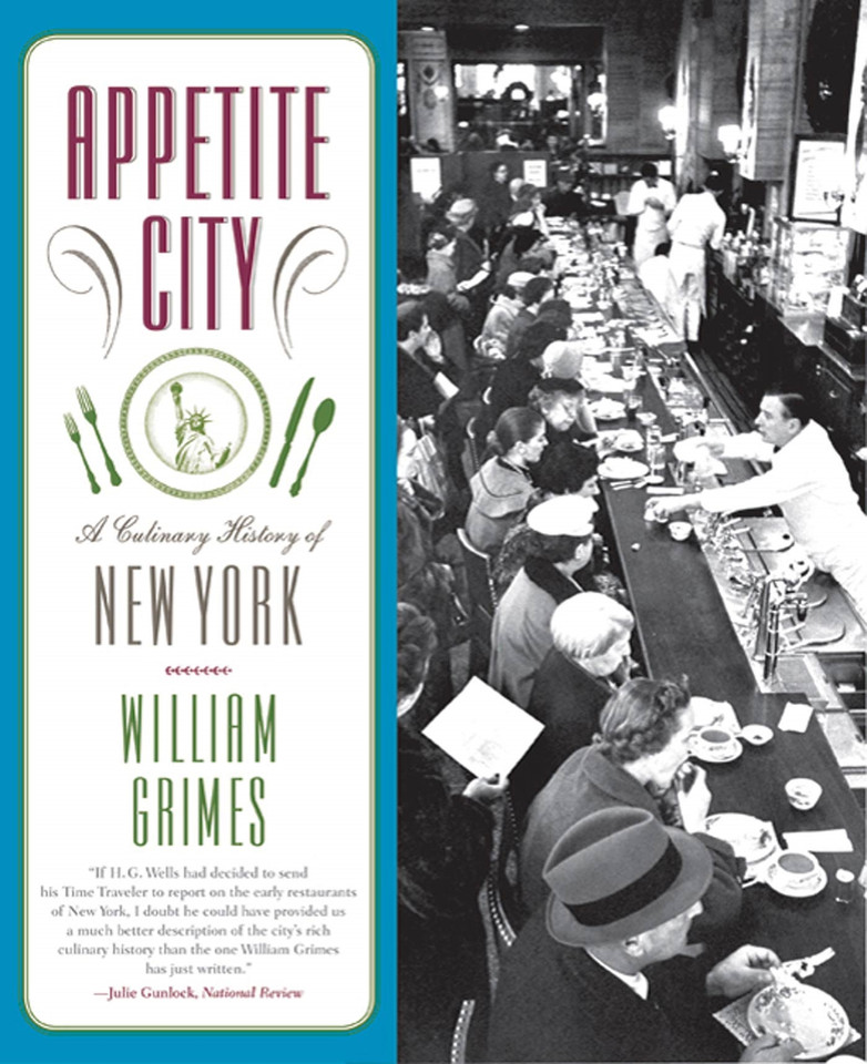 Appetite City: A Culinary History of New York book cover by William Grimes