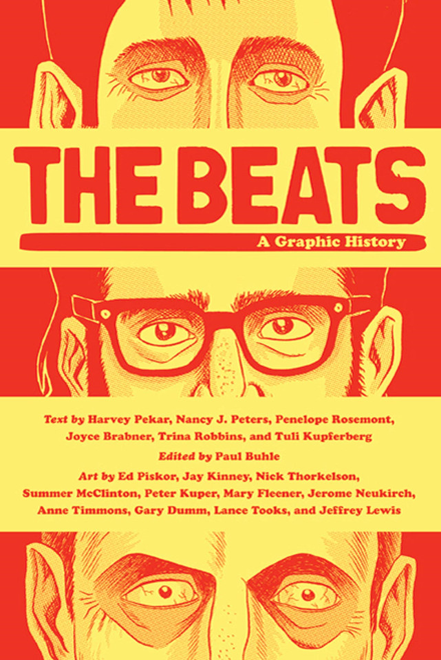 The Beats: A Graphic History book cover by Harvey Pekar