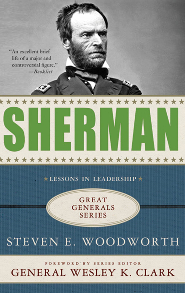 Sherman: Lessons in Leadership (Great Generals) book cover by Steven E. Woodworth
