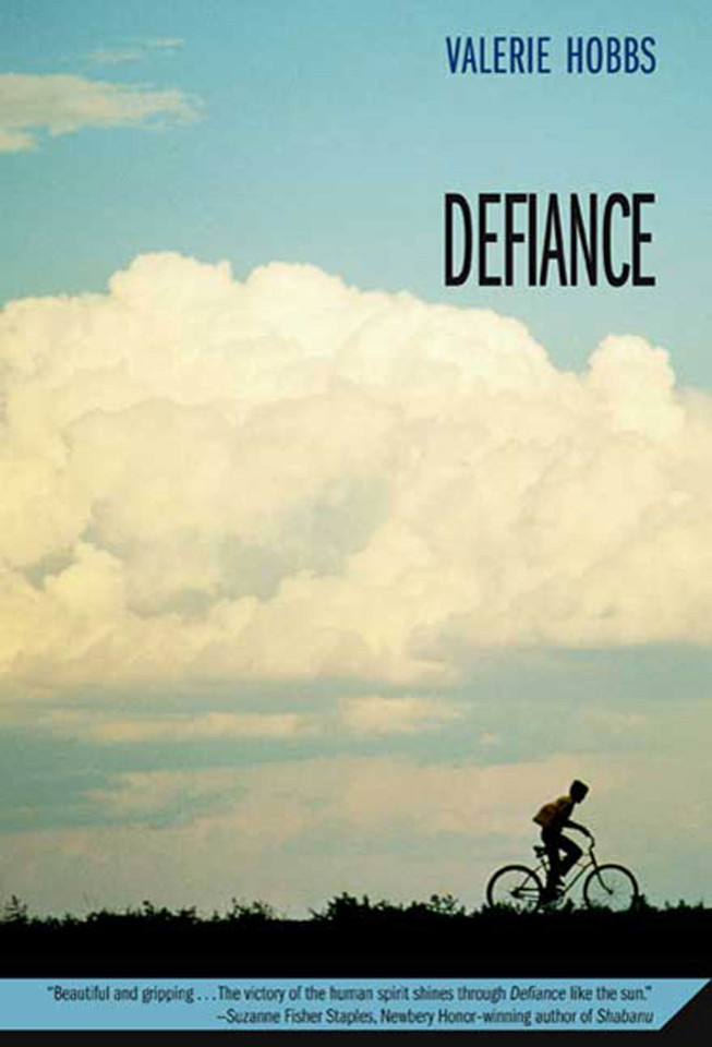 Defiance book cover by Valerie Hobbs