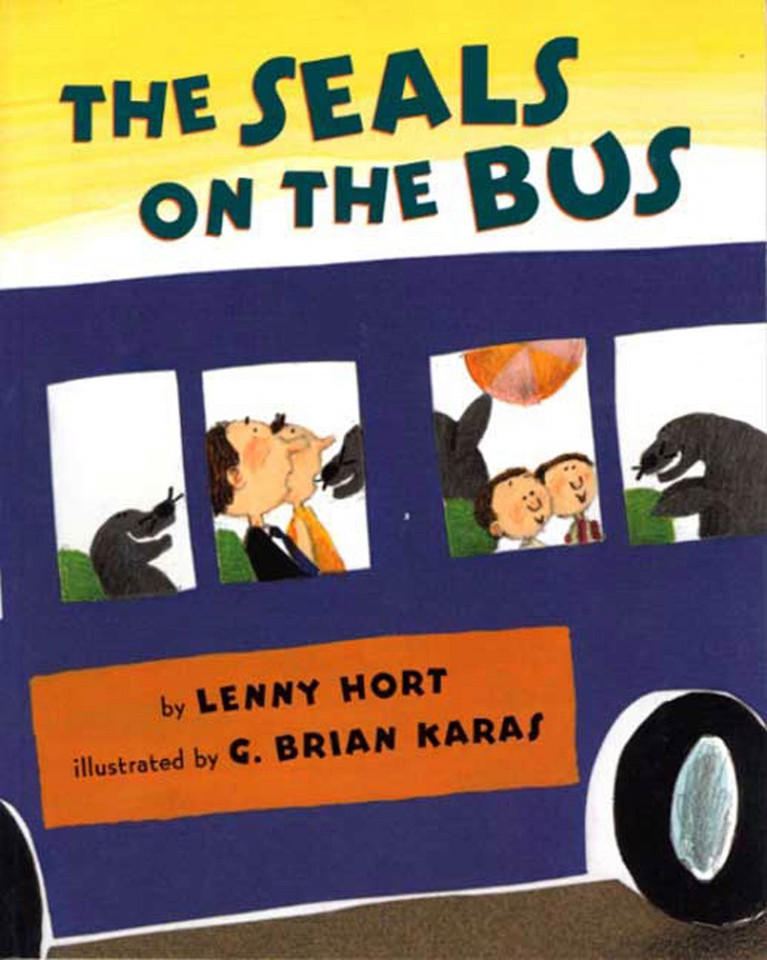 The Seals on the Bus book cover by Lenny Hort