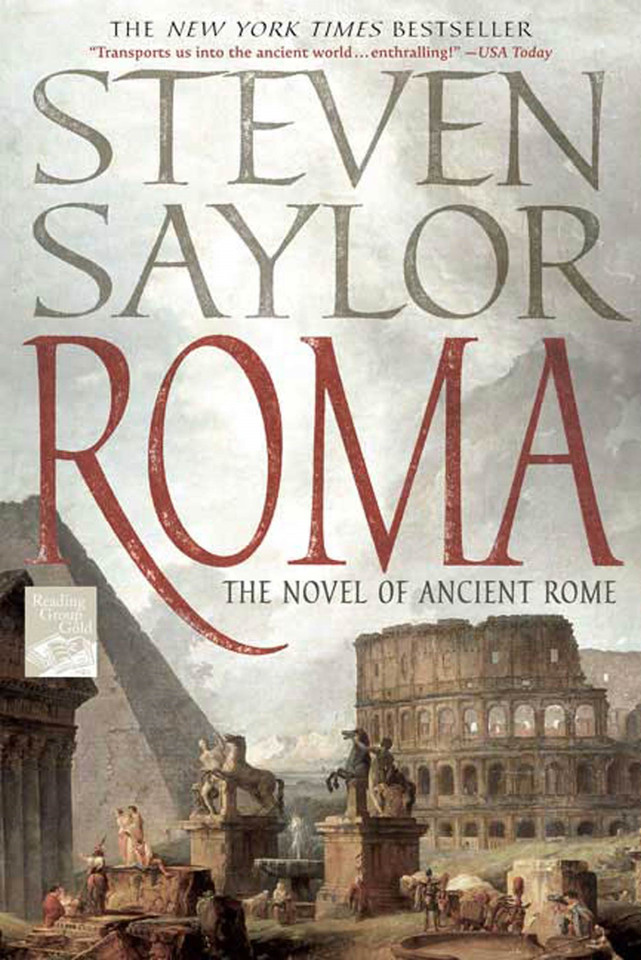 Roma: The Novel of Ancient Rome book cover by Steven Saylor