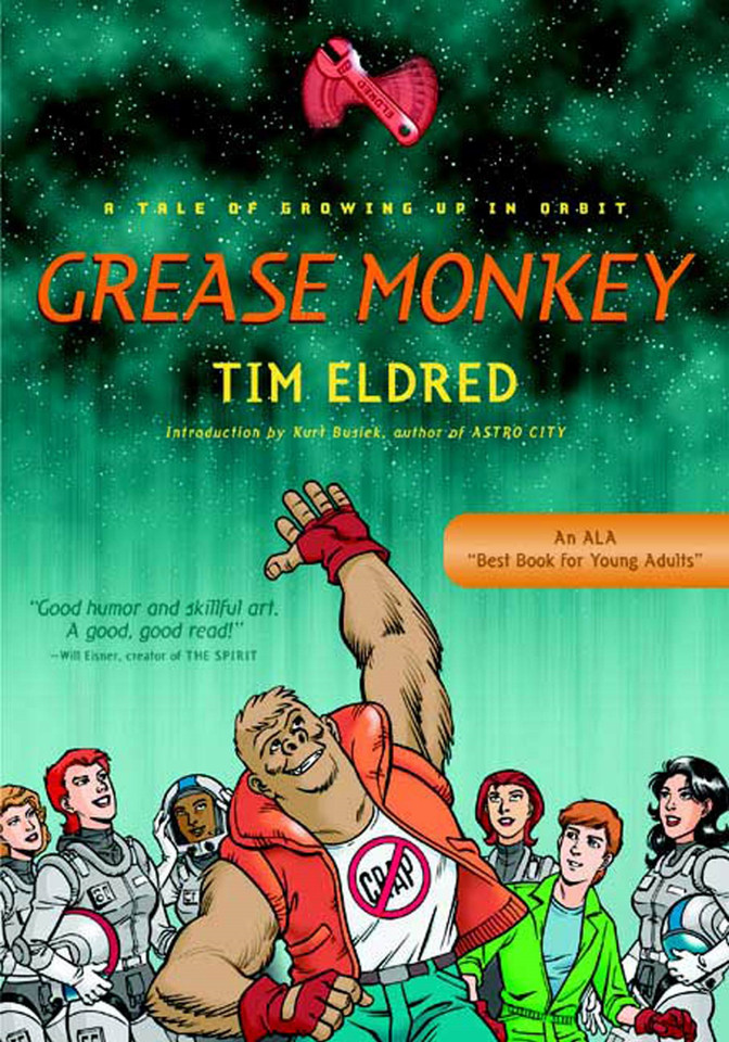 Grease Monkey book cover by TIM ELDRED