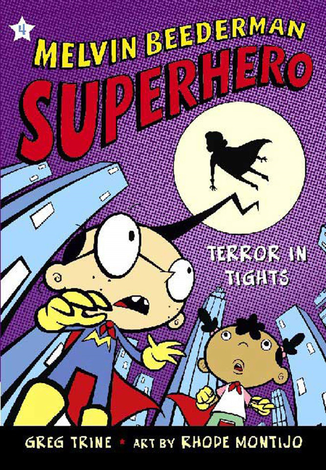 Terror in Tights (Melvin Beederman, Superhero #4) book cover by Greg Trine