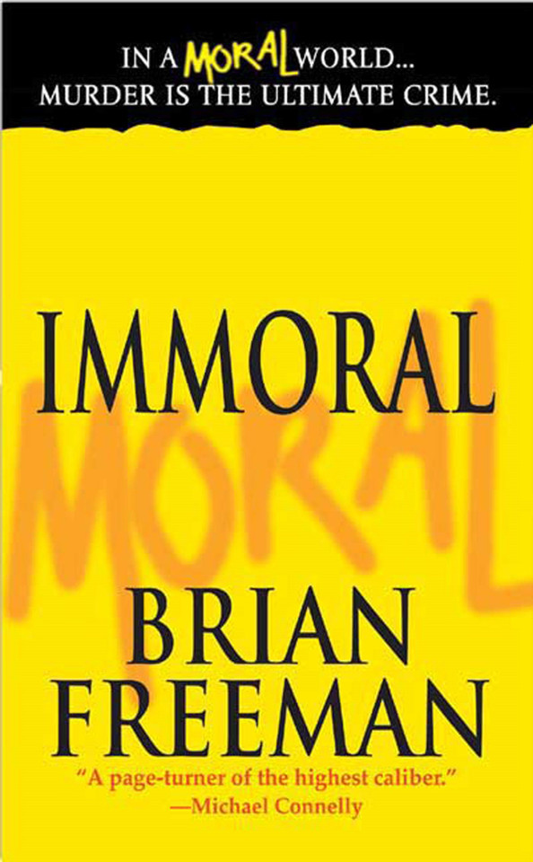 Immoral: A Novel (Jonathan Stride #1) book cover by Brian Freeman
