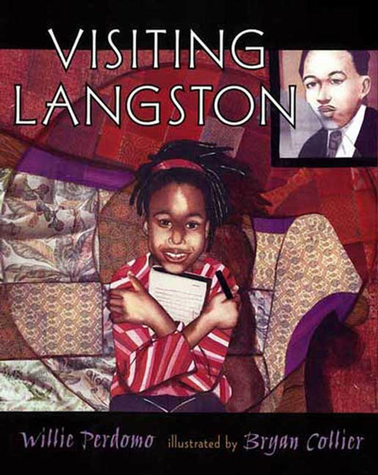 Visiting Langston book cover by Willie Perdomo