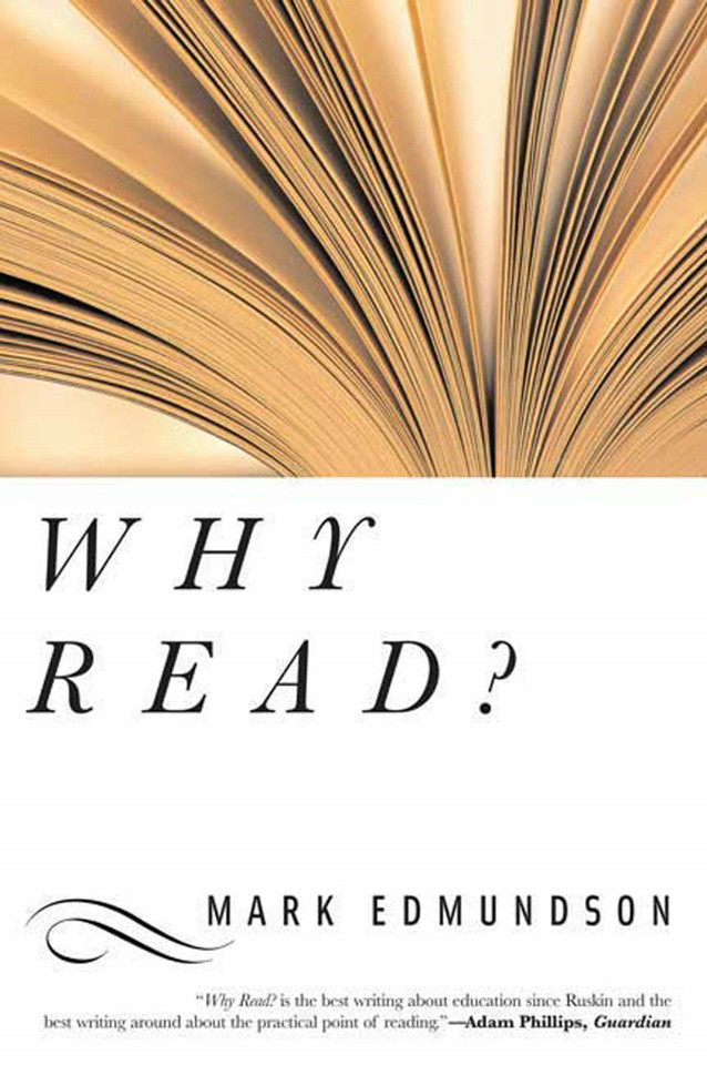 Why Read? book cover by Mark Edmundson