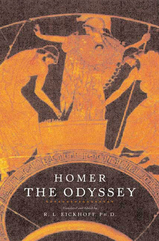 The Odyssey book cover by Homer