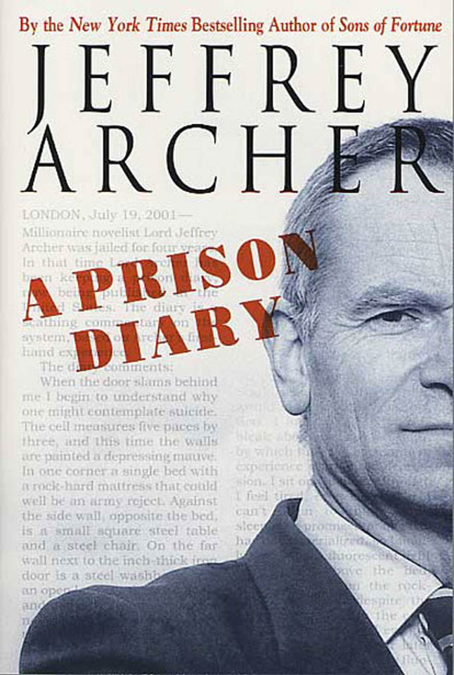 A Prison Diary book cover by Jeffrey Archer