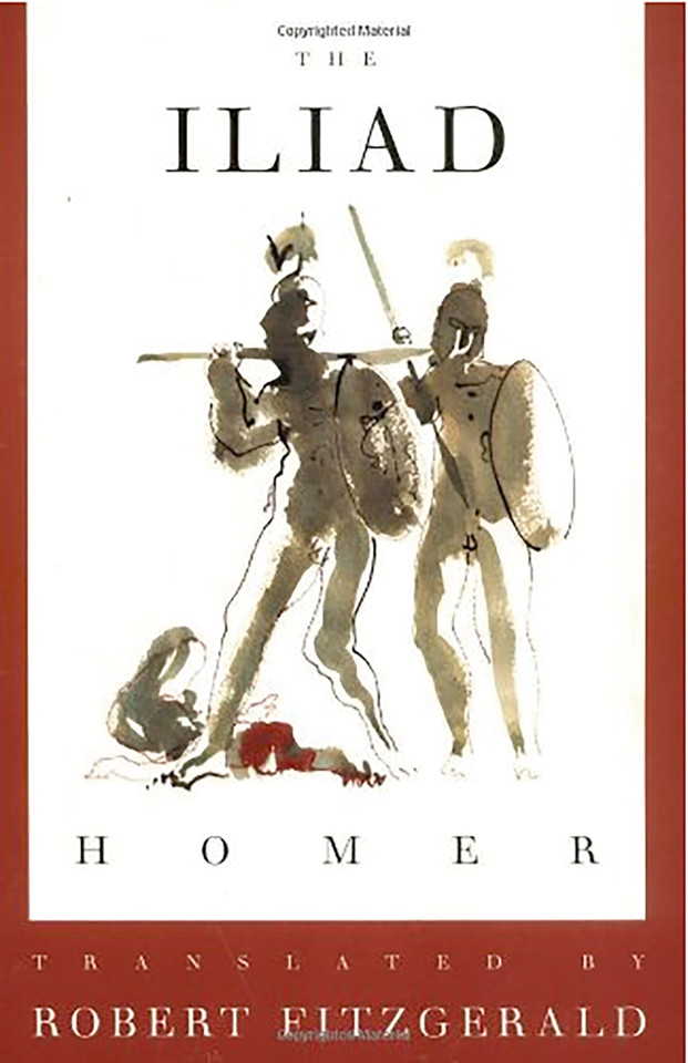The Iliad: The Fitzgerald Translation book cover by Homer