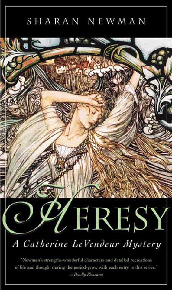 Heresy: A Catherine LeVendeur Mystery (Catherine LeVendeur #8) book cover by Sharan Newman