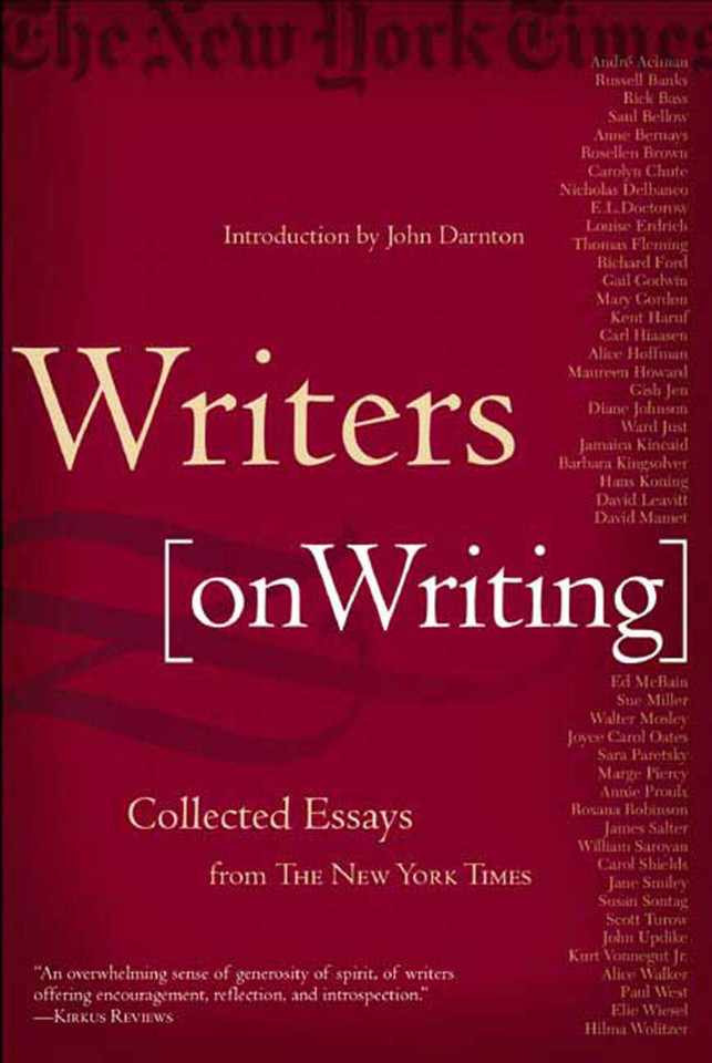 Writers on Writing: Collected Essays from The New York Times book cover by The New York Times