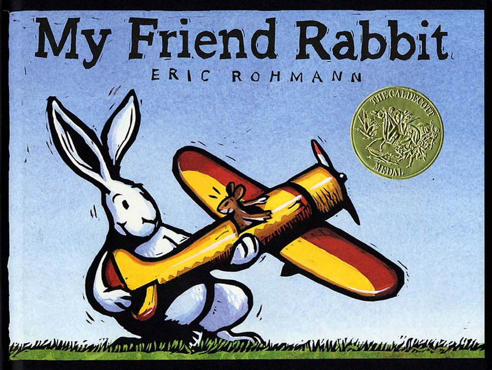 My Friend Rabbit: A Picture Book book cover by Eric Rohmann