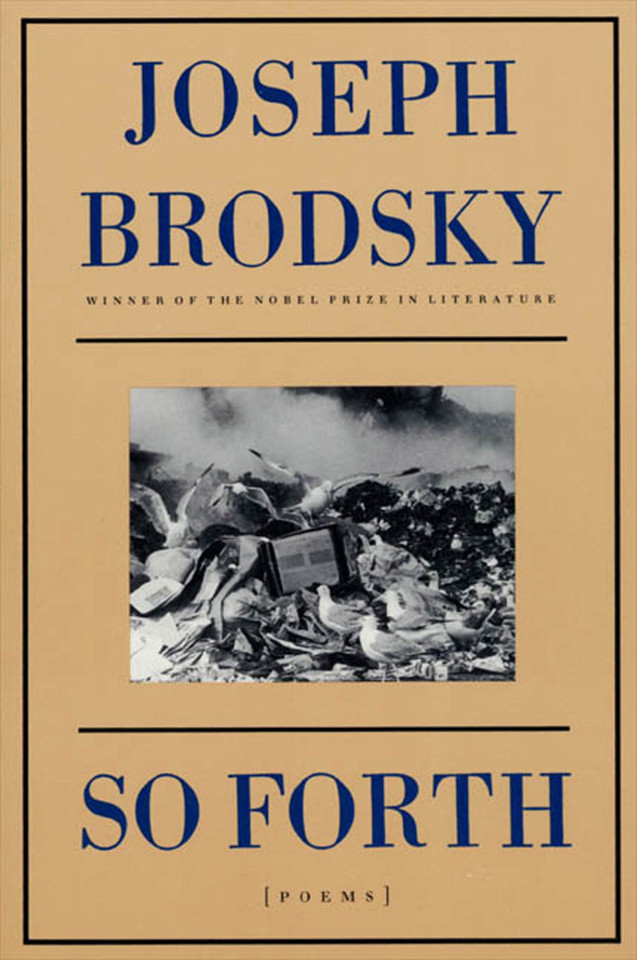 So Forth: Poems book cover by Joseph Brodsky