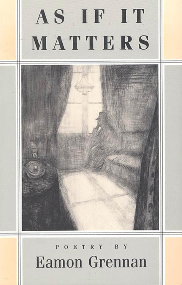As If It Matters book cover by Eamon Grennan