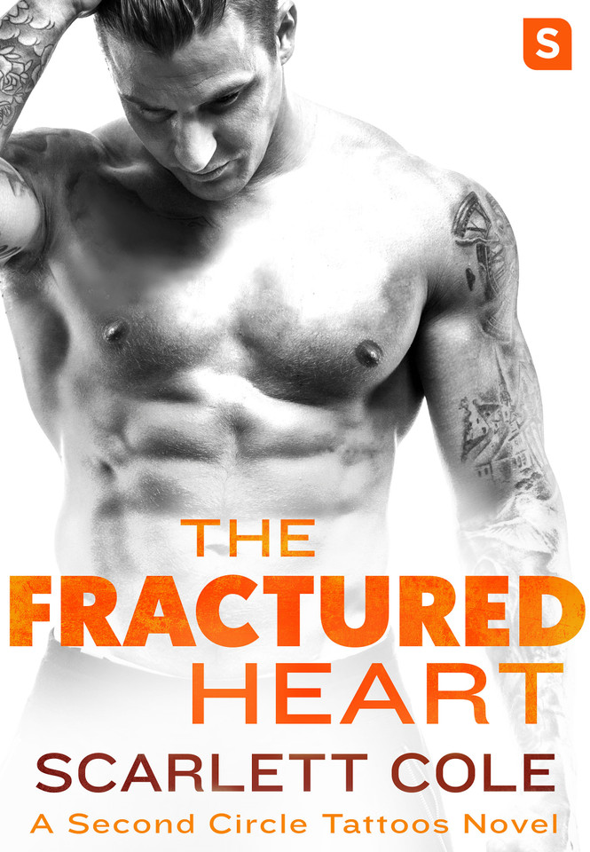 The Fractured Heart: A smoldering, sexy tattoo romance (Second Circle Tattoos #2) book cover by Scarlett Cole
