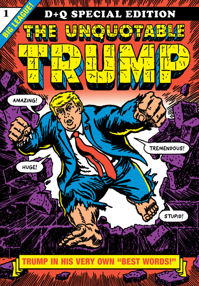The Unquotable Trump book cover by R. Sikoryak