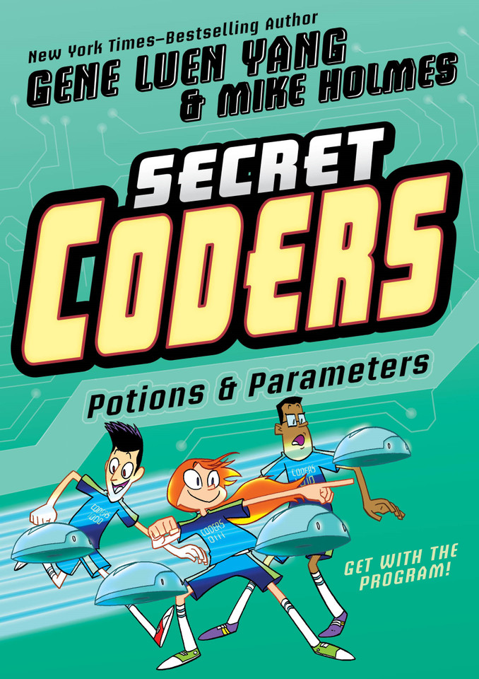 Secret Coders: Potions & Parameters (Secret Coders #5) book cover by Gene Luen Yang