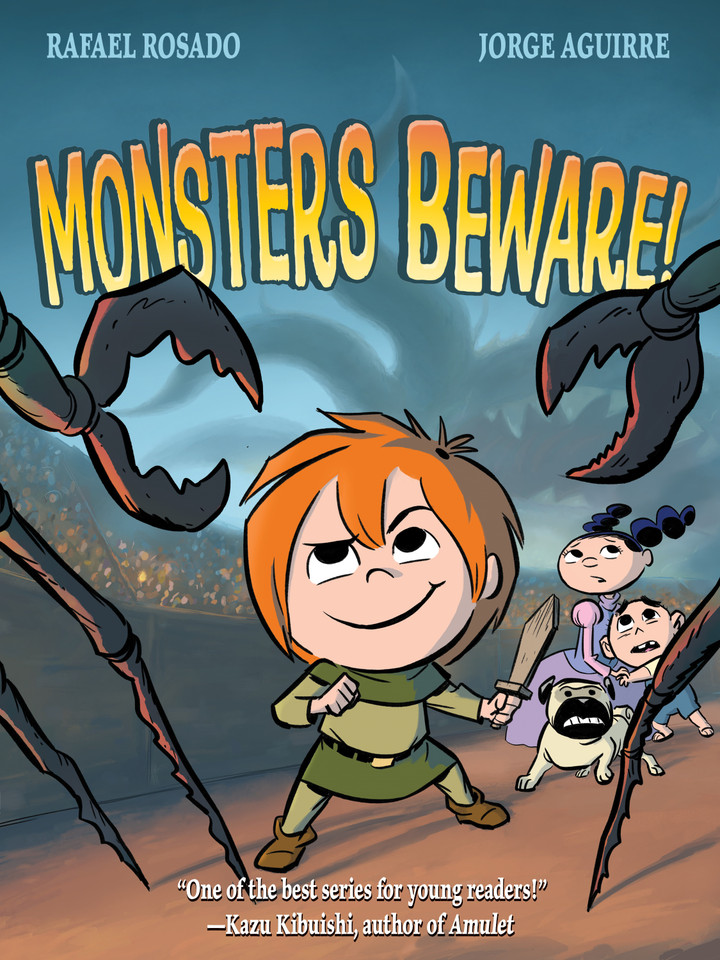 Monsters Beware! book cover by Jorge Aguirre
