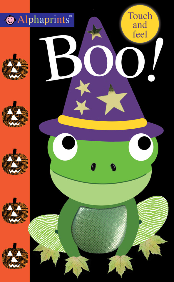 Alphaprints: Boo!: Touch and Feel (Alphaprints) book cover by Roger Priddy