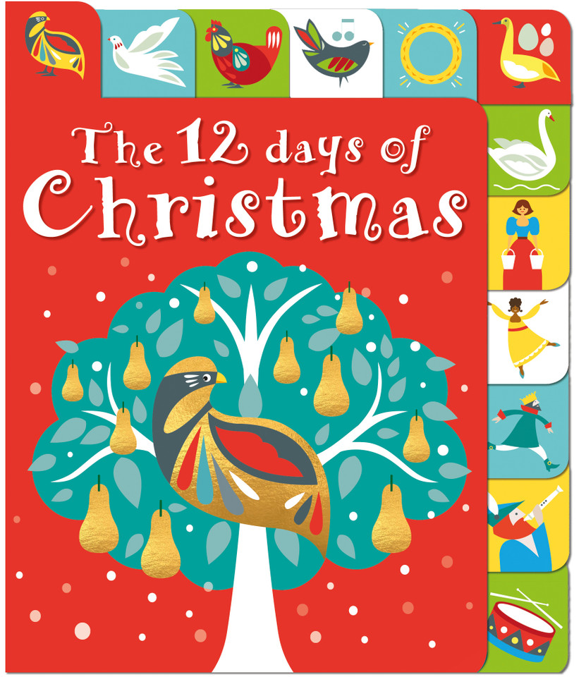 Lift-the-Flap Tab: 12 Days of Christmas: A Lift-the-Tab Book (Lift-the-Flap Tab Books #1) book cover by Roger Priddy