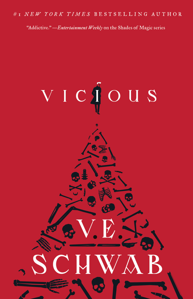 Vicious (Villains #1) book cover by V. E. Schwab