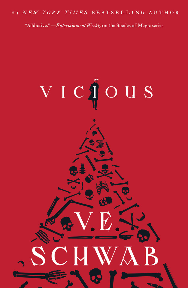 Vicious (Villains #1) book cover by V. E. Schwab