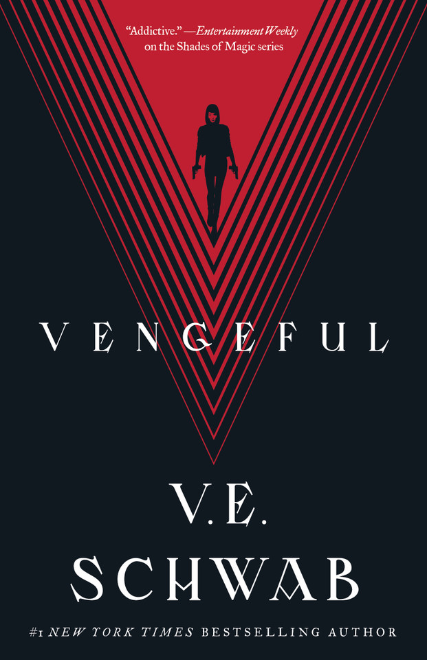 Vengeful (Villains #2) book cover by V. E. Schwab