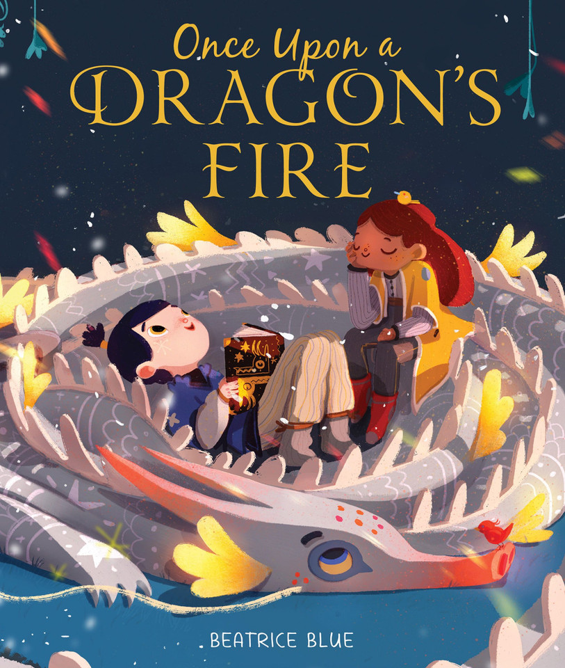 Once Upon a Dragon's Fire book cover by Beatrice Blue