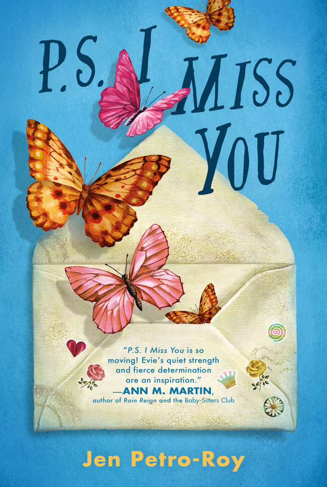 P.S. I Miss You book cover by Jen Petro-Roy
