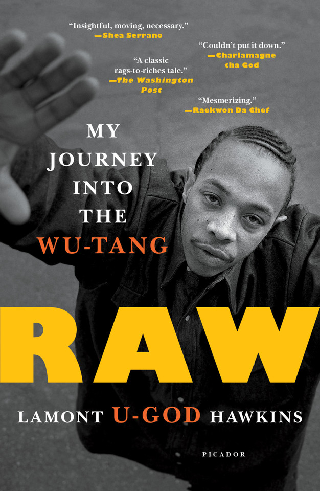 Raw: My Journey into the Wu-Tang book cover by Lamont "U-God" Hawkins