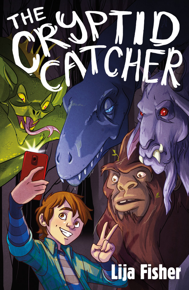 The Cryptid Catcher book cover by Lija Fisher