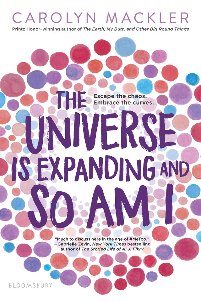 The Universe Is Expanding and So Am I book cover by Carolyn Mackler