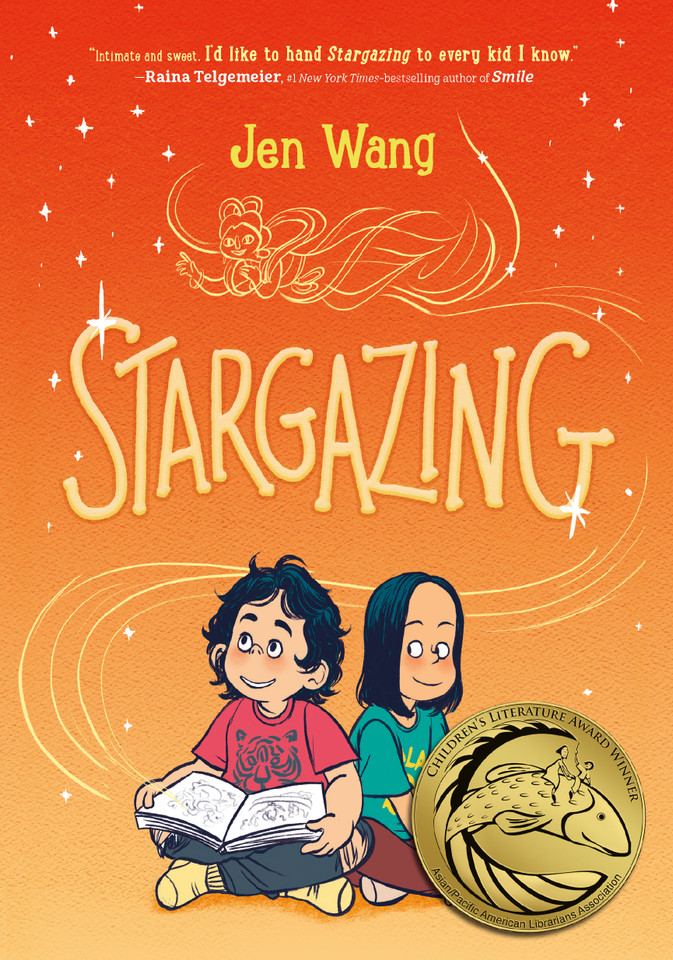 Stargazing book cover by Jen Wang