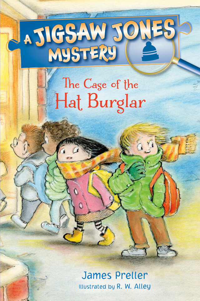 Jigsaw Jones: The Case of the Hat Burglar (Jigsaw Jones Mysteries) book cover by James Preller