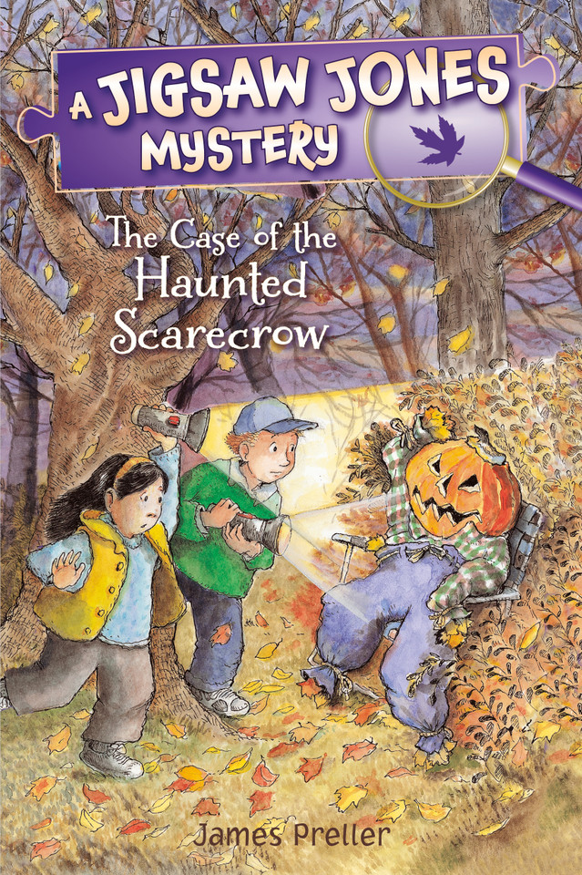 Jigsaw Jones: The Case of the Haunted Scarecrow (Jigsaw Jones Mysteries) book cover by James Preller