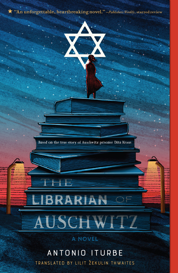 The Librarian of Auschwitz book cover by Antonio Iturbe