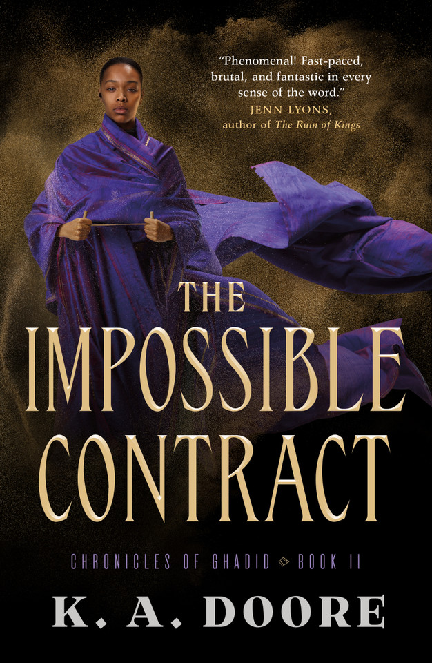 The Impossible Contract: Book 2 in the Chronicles of Ghadid (Chronicles of Ghadid #2) book cover by K. A. Doore