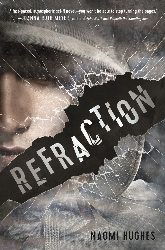 Refraction book cover by Naomi Hughes
