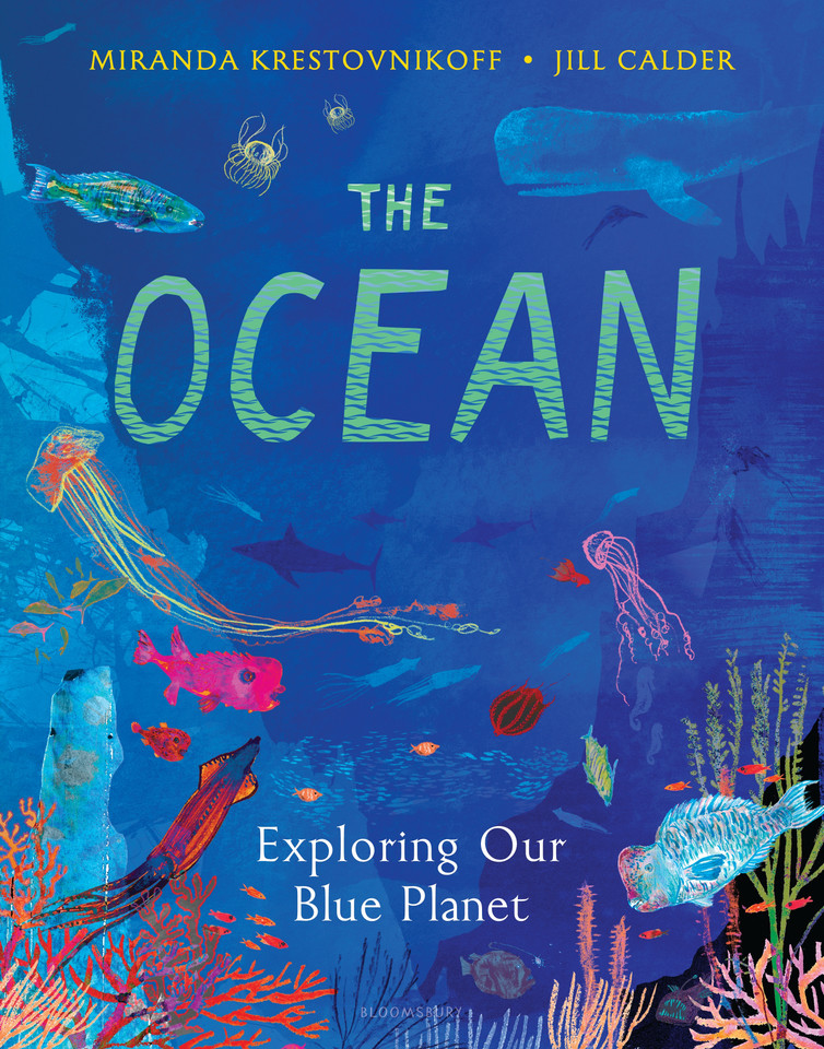 The Ocean: Exploring our blue planet book cover by Miranda Krestovnikoff