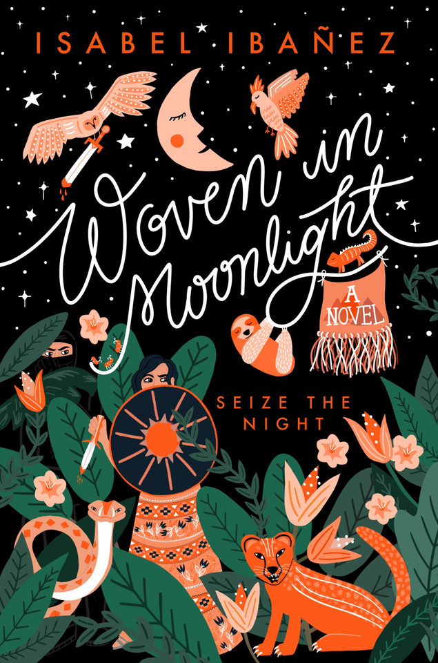Woven in Moonlight book cover by Isabel Ibañez