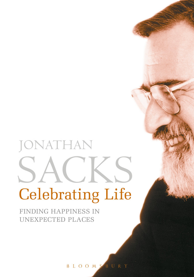 Celebrating Life: Finding Happiness in Unexpected Places book cover by Jonathan Sacks