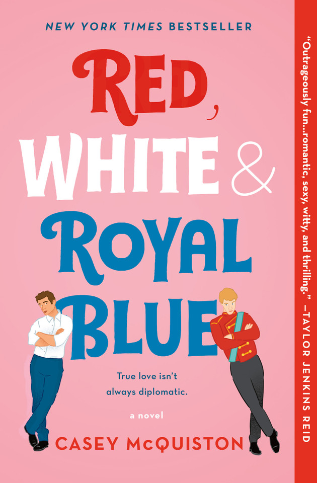 Red, White & Royal Blue: A Novel book cover by Casey McQuiston