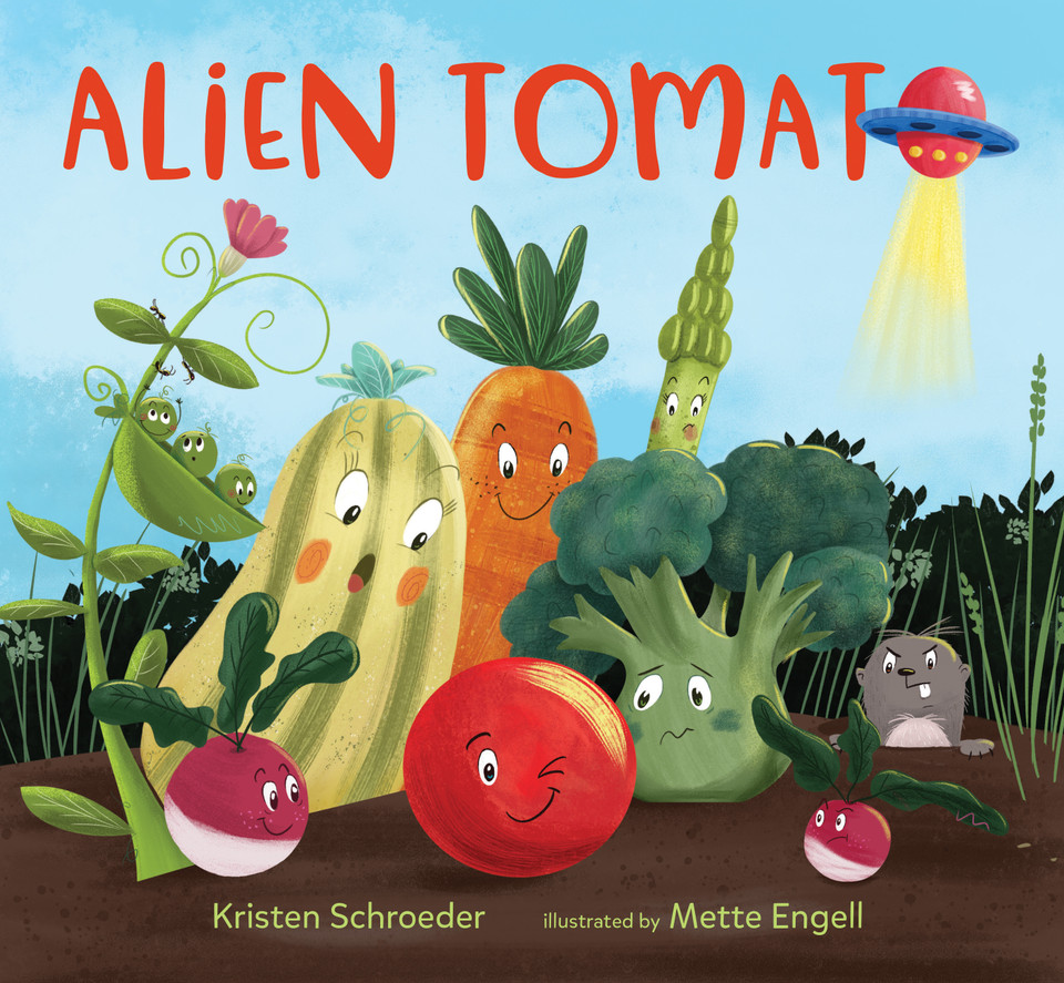Alien Tomato book cover by Kristen Schroeder